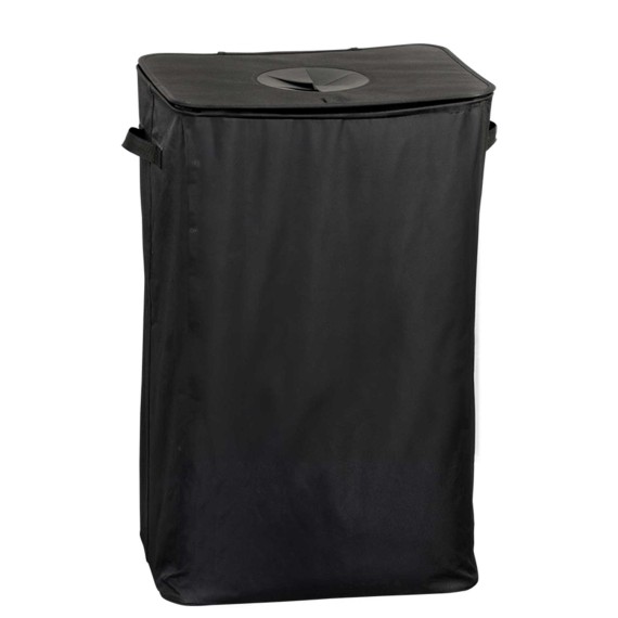 Корзина для белья KESPER 19593 BLACK TEXTIL 