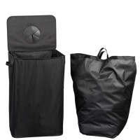 Корзина для белья KESPER 19593 BLACK TEXTIL 