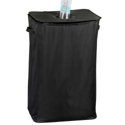 Корзина для белья KESPER 19593 BLACK TEXTIL 