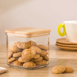 Անոթ LIMON 220959 W/LID WOOD 850ML (908305) 