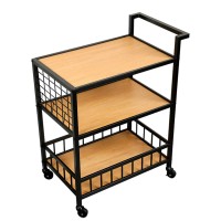 Խոհանոցային սայլակ KESPER 27860 METAL BLACK SERVING TROLLEY 