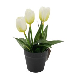 Flowers KOOPMAN ARTIFICIAL FLOWER IN BLACK POT (PL4003020)