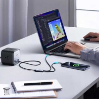 Cable UGREEN 2-in-1 USB-C to USB-C Y Splitter Cable 100W PD 5A Max 1.5m (35087)