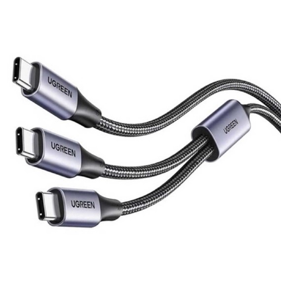 Cable UGREEN 2-in-1 USB-C to USB-C Y Splitter Cable 100W PD 5A Max 1.5m (35087)