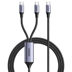 Кабель UGREEN 2-in-1 USB-C to USB-C Y Splitter Cable 100W PD 5A Max 1.5m (35087)