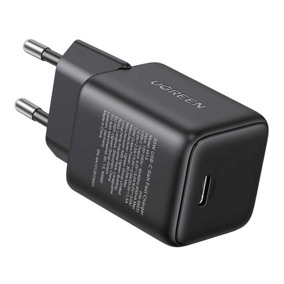 Հոսանքի ադապտոր UGREEN 30W USB-C Gan (Black) (65012)