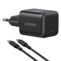 Power adapter UGREEN 30W USB-C Gan (Black) (65012)