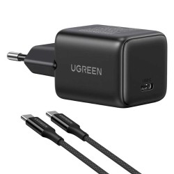 Power adapter UGREEN 30W USB-C Gan (Black) (65012)