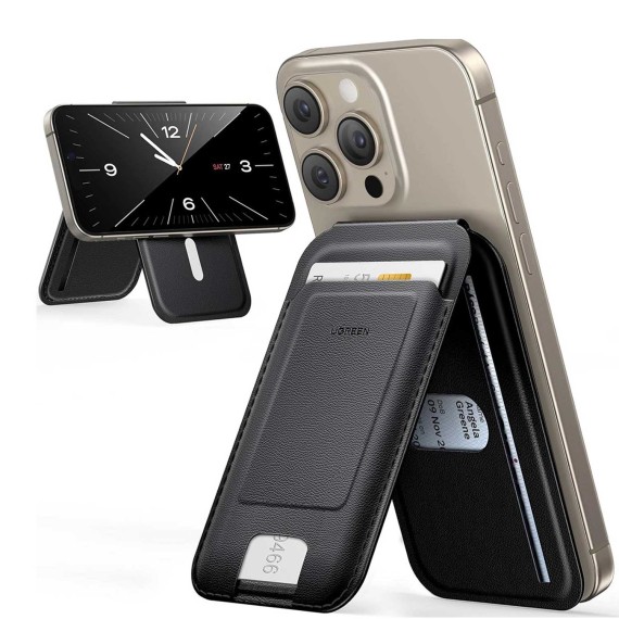 Հեռախոսի պատյան UGREEN Magnetic Wallet with Stand (Black) (45165)
