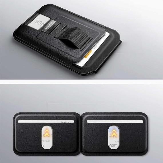 Հեռախոսի պատյան UGREEN Magnetic Wallet with Stand+Grip (Black) (45166)