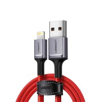 Cable UGREEN US293 USB-A to Lightning 1m (Red) (80635)