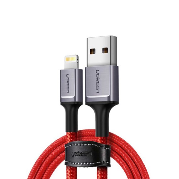 Մալուխ UGREEN US293 USB-A to Lightning 1m (Red) (80635)