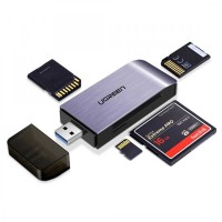 Кардридеры UGREEN USB-A 3.0 to TF/SD/CF/MS Multifunction (50541)