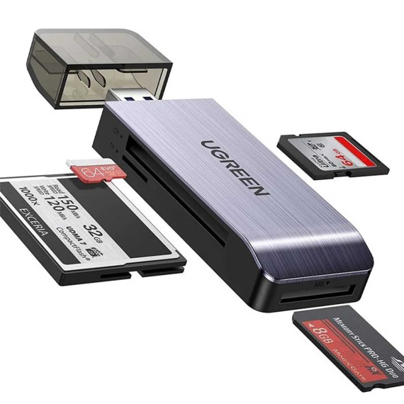 Кардридеры UGREEN USB-A 3.0 to TF/SD/CF/MS Multifunction (50541)