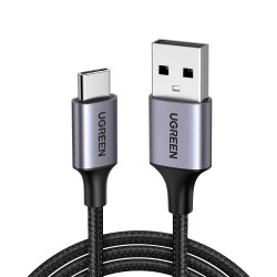 Cable UGREEN USB-A to USB-C Fast Charging 3A Max 0.5m (Black) (60125)