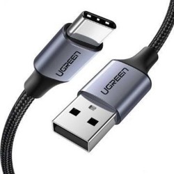 Cable UGREEN USB-A to USB-C Fast Charging 3A Max 0.5m (Black) (60125)