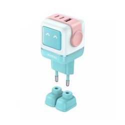 Power adapter UGREEN Uno RG Nexode GaN 65W (Pink Blue) (35855)