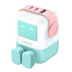 Power adapter UGREEN Uno RG Nexode GaN 65W (Pink Blue) (35855)