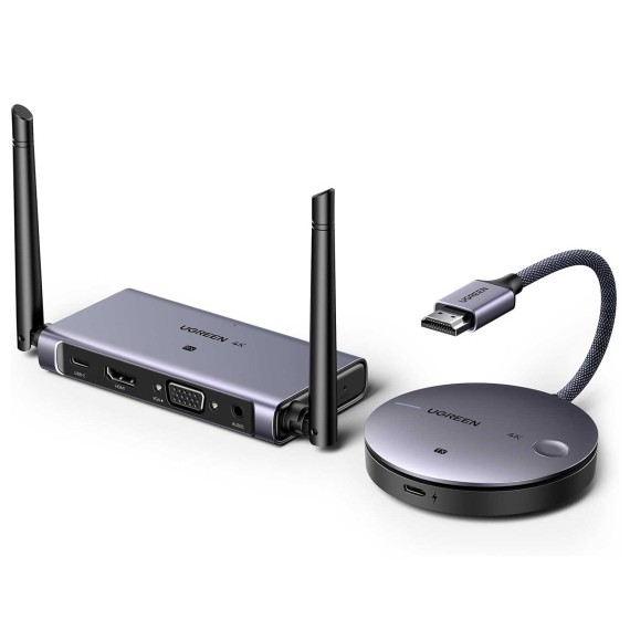 Cable UGREEN Wireless HDMI Transmitter and Receiver (90909A)