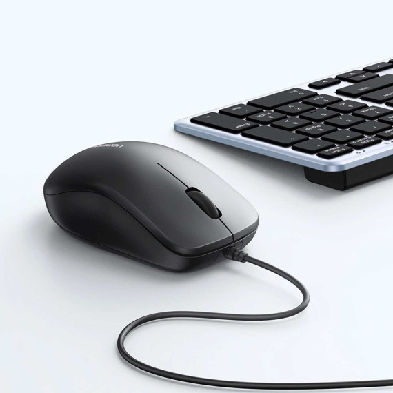 Mouse UGREEN MU007 USB WIRED (Black) (90789)