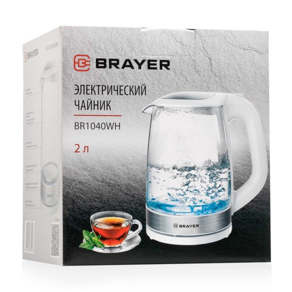Թեյնիկ էլեկտրական BRAYER BR1040WH 