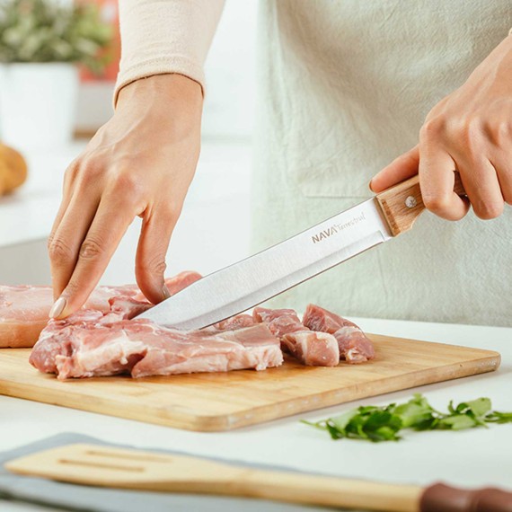 Ножи и аксессуары NAVA 10-058-046  S.S FOR BUTCHER 20CM 