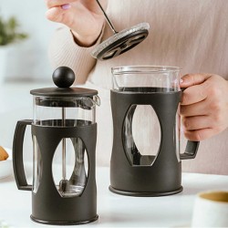 Kettles/tea makers NAVA 10-109-060 GLASS 350ML BLACK 