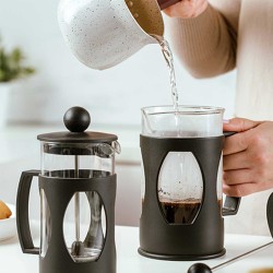Kettles/tea makers NAVA 10-109-060 GLASS 350ML BLACK 