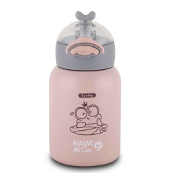 Water bottle NAVA 10-110-001 PLASTIC WE CARE PINK 380ML 