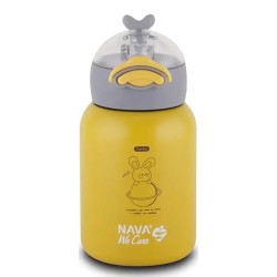 Water bottle NAVA 10-110-004 S.STEEL WE CARE YELLOW 350ML 
