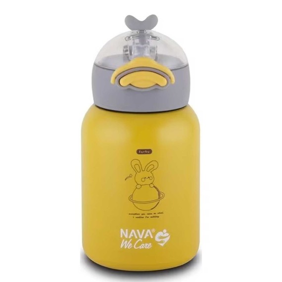 Ջրի շիշ NAVA 10-110-004 S.STEEL WE CARE YELLOW 350ML 