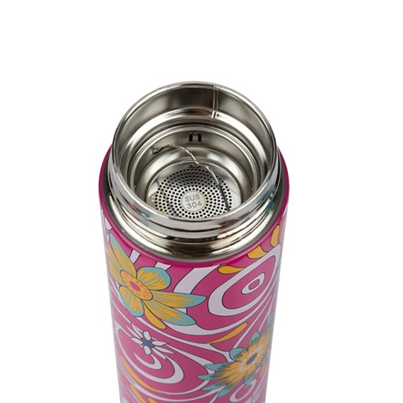 Termos NAVA 10-110-050 S.STEEL WE CARE  W/FILTWR & DIGITAL DISPLAY MAGENTA 500ML 