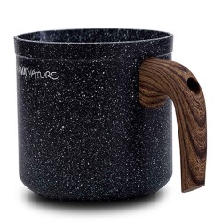 Casserols NAVA 10-144-123 STONE NATURE MILK POT 11CM 