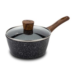 Casserols NAVA 10-144-124 STONE NATURE 18CM FOR MILK 