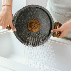 Կաթսաներ NAVA 10-144-125 STONE NATURE WITH STRAINER LID 22CM 