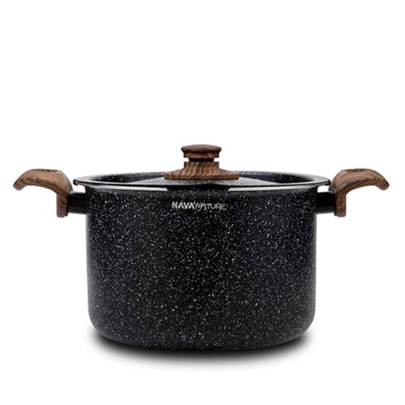 Կաթսաներ NAVA 10-144-125 STONE NATURE WITH STRAINER LID 22CM 