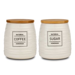 Jar NAVA 10-191-002 COFFEE-SUGAR SET 2PC 780ML 