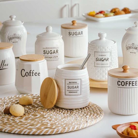 Банка NAVA 10-191-004 COFFEE-SUGAR SET 2PC 650ML 