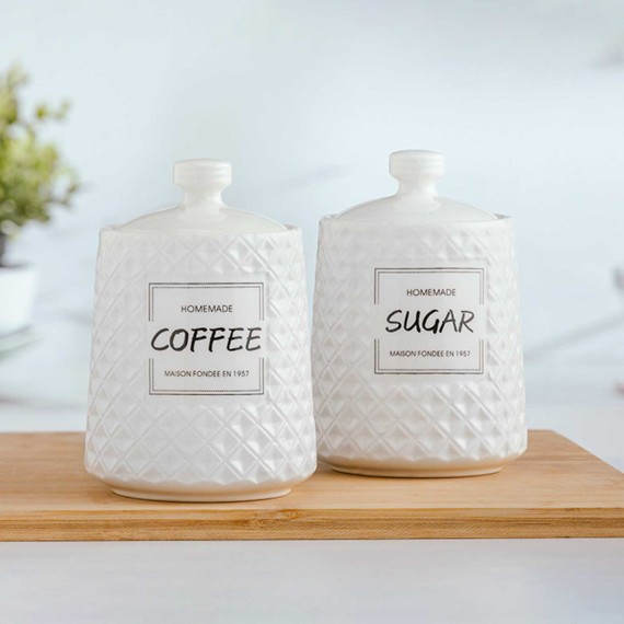 Банка NAVA 10-191-006 COFFEE-SUGAR SET 2PC 800ML 