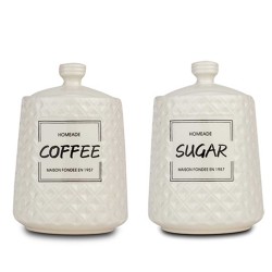 Jar NAVA 10-191-006 COFFEE-SUGAR SET 2PC 800ML 
