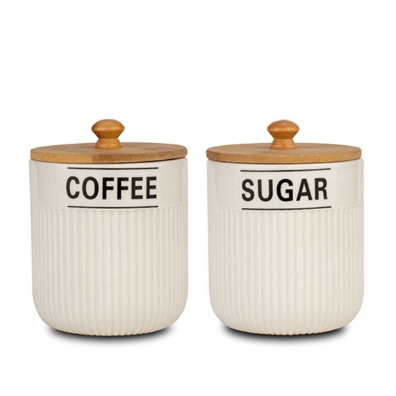 Jar NAVA 10-191-008 COFFEE-SUGAR SET 2PC 850ML 