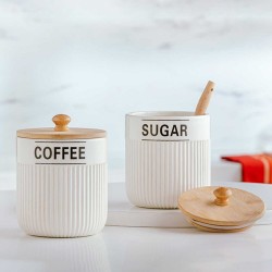 Jar NAVA 10-191-009 COFFEE-SUGAR SET 2PC 850ML 
