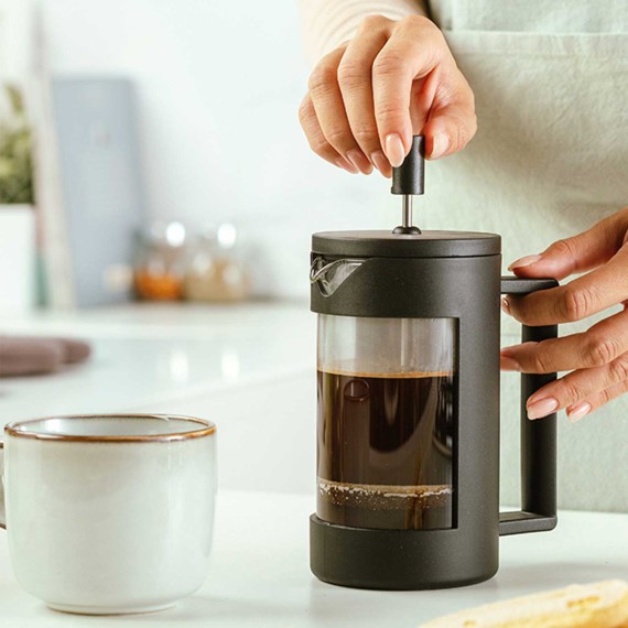 Kettles/tea makers NAVA 10-225-014 GLASS MISTY 800ML BLACK 