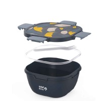 Пищевые контайнеры NAVA 10-259-001 PLASTIC LUNCH BOX WE CARE BLUE 1700ML 