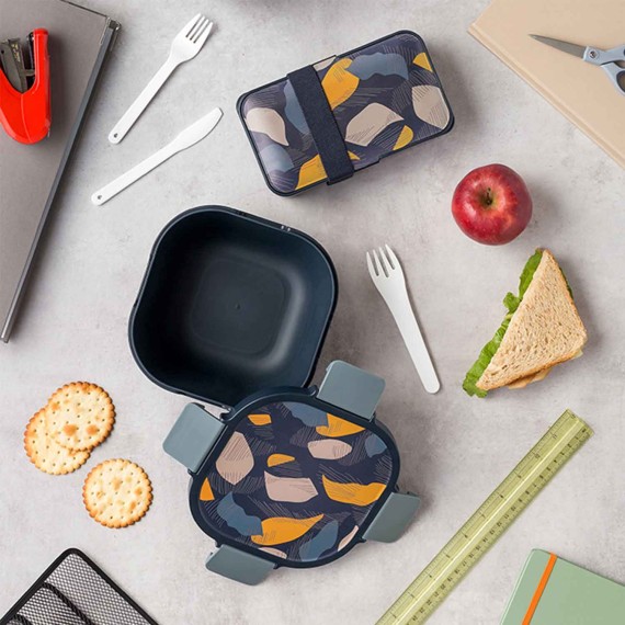 Մթերքի տարաներ NAVA 10-259-001 PLASTIC LUNCH BOX WE CARE BLUE 1700ML 