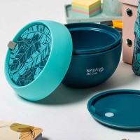 Пищевые контайнеры NAVA 10-259-031 PLASTIC LUNCH BOX WE CARE PETROL BLUE 800ML 