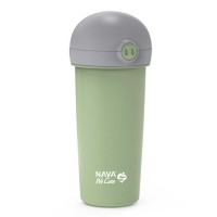 Water bottle NAVA 10-259-042 PLASTIC WE CARE GREEN 380ML 