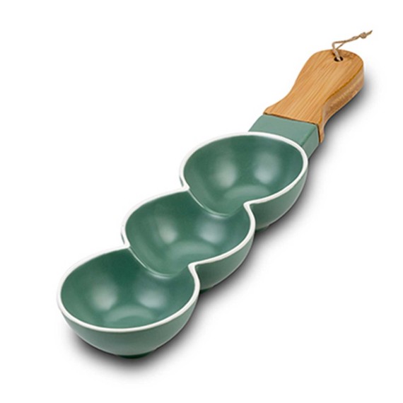 Тара NAVA 10-263-123 TERRESTRIAL EMERALD W/BAMBOO HANDLE 3 SECTION 41CM 