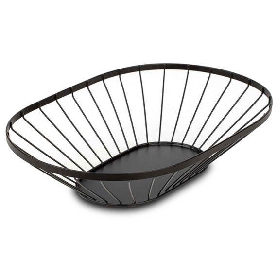 Մրգի զամբյուղ NAVA 10-100-032 METAL BLACK OVAL MISTY 40CM 