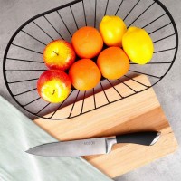 Fruit basket NAVA 10-100-032 METAL BLACK OVAL MISTY 40CM 